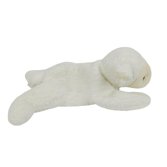 Vintage 90s TY Beanie Babies Fleece Sheep 7 inch Plush Lamb Stuffed Animal Toy - Picture 4 of 8